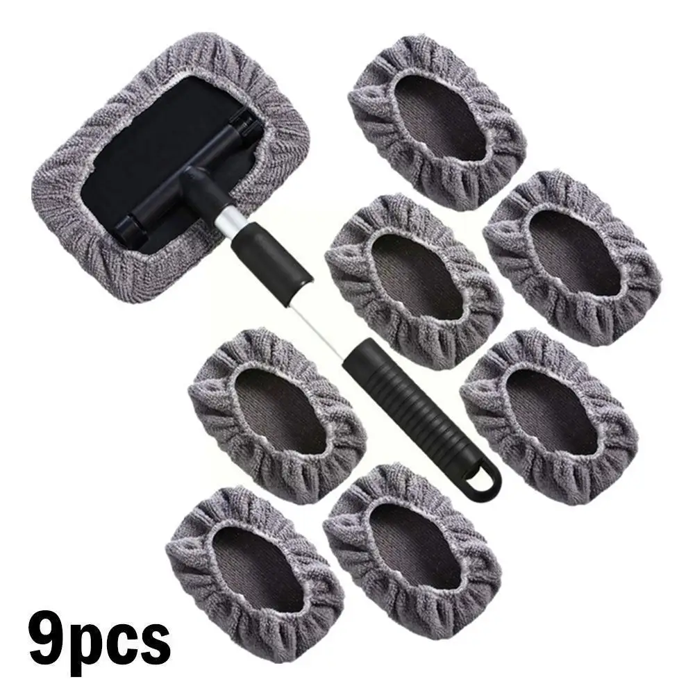 Auto Mopp Reinigung Windows Windschutzscheibe Nebel Reinigung Werkzeug Waschen Lappen Fenster Wischen Home Office Duster Pinsel Auto Glas Tuch Reiniger Image