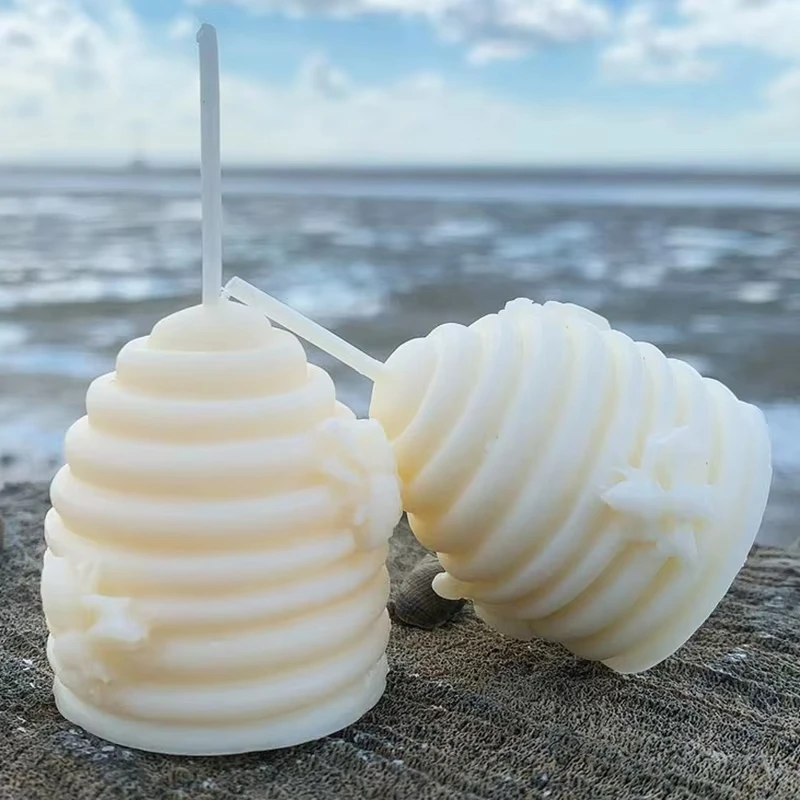 3D Bienenstock Wabenkerzen Silikonform DIY Aroma Gips Seife Harz Herstellung Form Kerzenherstellung Zubehör Home Art Dekoration Image