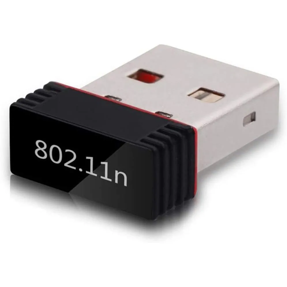 RTL8188 150 Mbit/s USB-WLAN-Adapter für Raspberry Pi, kabelloser Netzwerkkarten-Adapter, WLAN-Dongle für Desktop-Laptop, PC, Windows Image