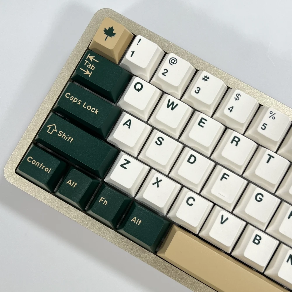 163 Tasten British Racing Green Tastatur-Tastenkappen Cherry Profile Double Shot ABS-Tastenkappen für MX Switches mechanische Gaming-Tastatur Image