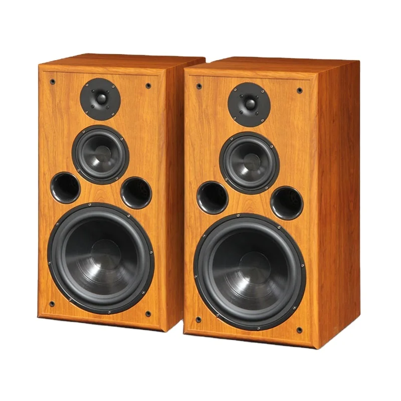 200 W 10 Zoll Drei-Wege-Lautsprecher Hifi Heimkinosystem Audio Sound Verstärker Bücherregal Lautsprecher Monitor Passiver Lautsprecher