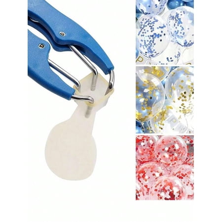 1PC Balloon Expander Pliers Stainless Steel Balloon Stretcher for Filling Sequins Petals Feathers DIY Tool for Bubble Balloons