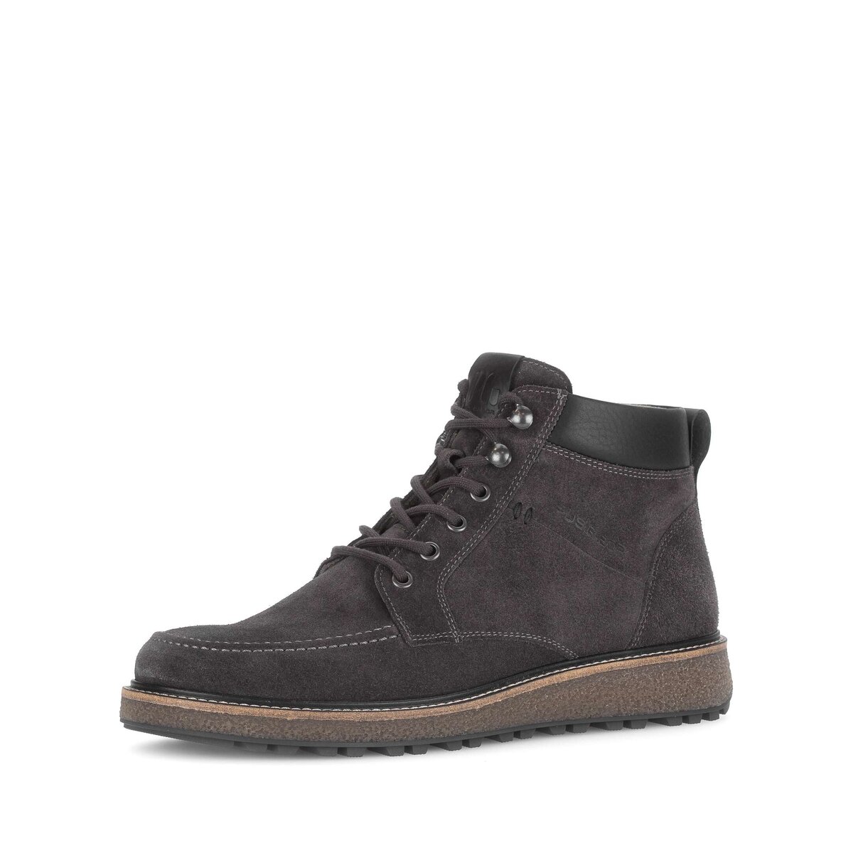 Stiefel GABOR "Gabor Boot Rauleder", Herren, Gr. 41, grau, Schuhe Stiefel