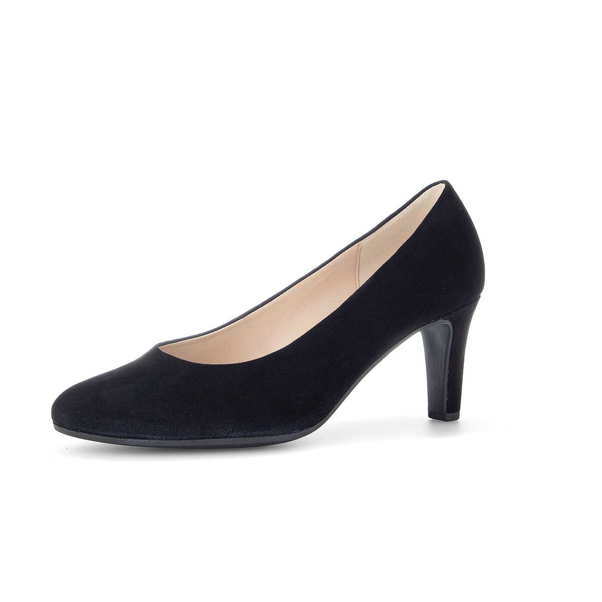 Pumps GABOR "Eleganter Pumps Rauleder", Damen, Gr. 38, schwarz, Schuhe Pumps