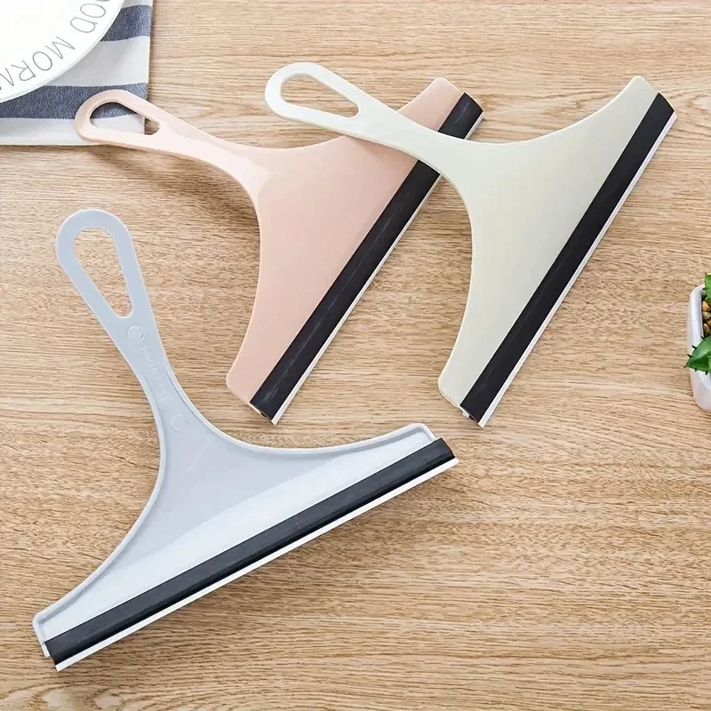 Silikon Wasser Wischer Platte Glas Reiniger Schaber Auto Windschutzscheibe Reinigung Rakel Für Auto Windschutzscheibe Fenster Badezimmer Küche Image