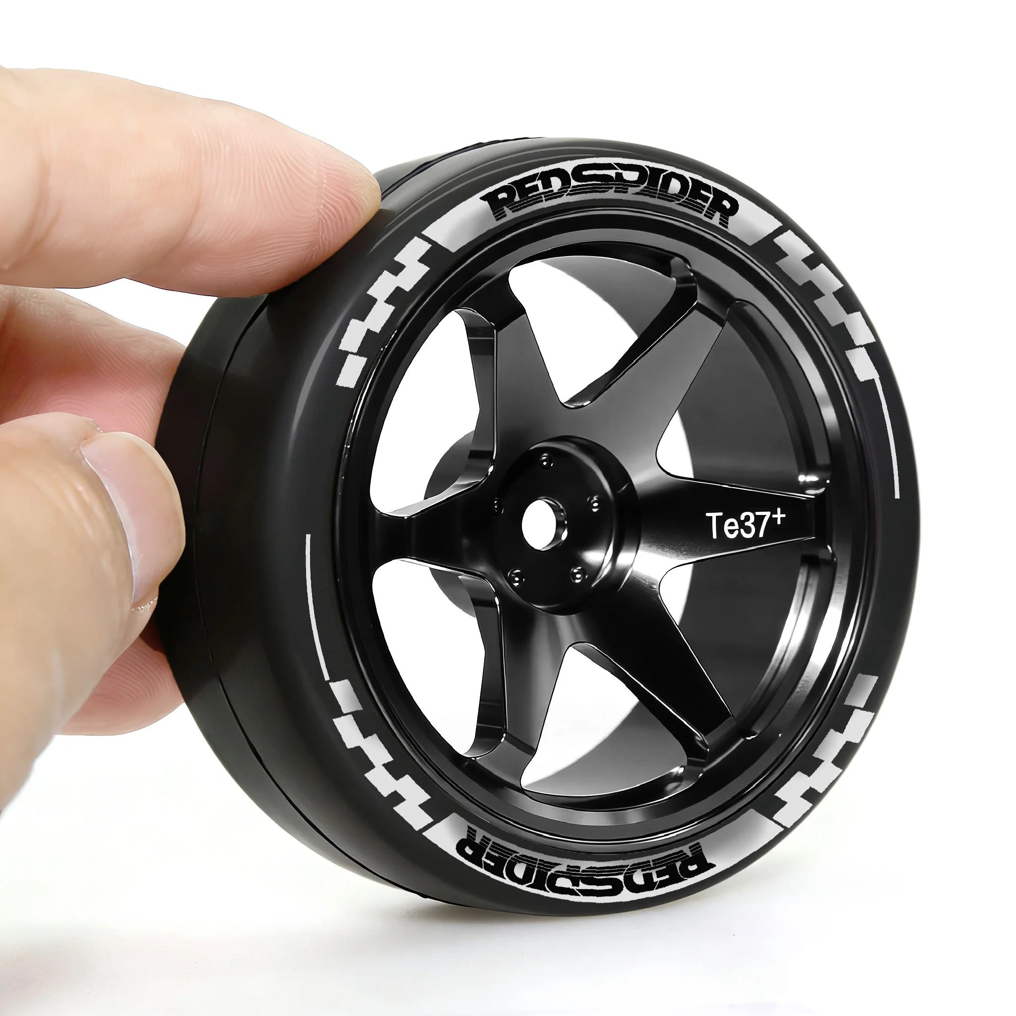 Pneumatici da deriva RC 1/10 e ruote in alluminio 4 pezzi 12 mm esagonali per Tamiya Traxxas HPI KYOSHO XV02 XV01 TT01 TT02 PTG2 A959