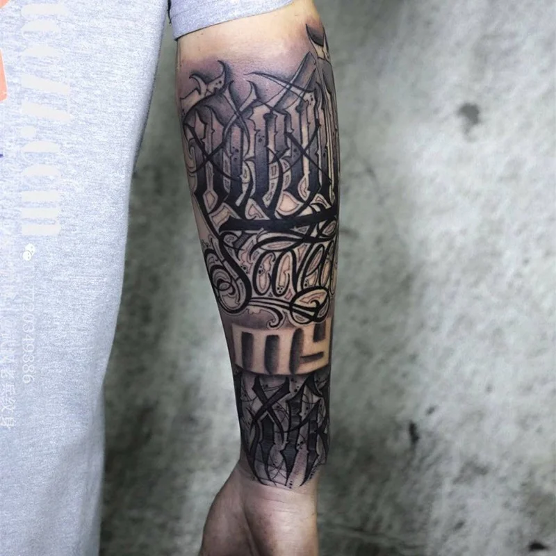 Arm Tattoo Aufkleber Arm Tattoo Coole temporäre Tattoos Image