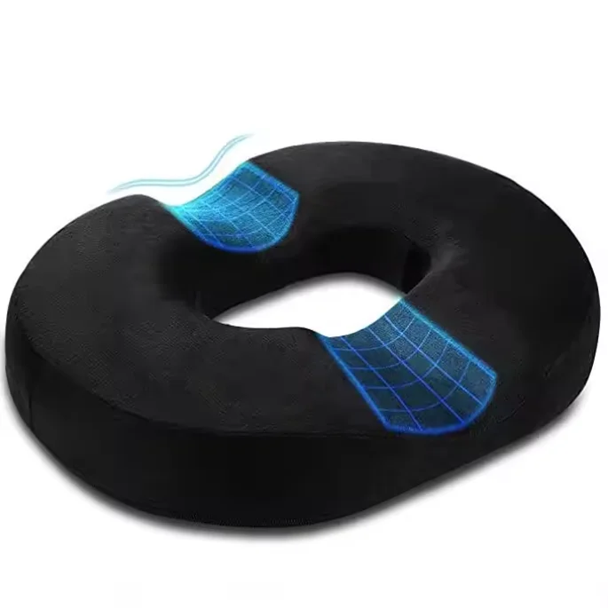 Donut-Kissen-Sitzkissen, Donut-Stuhlkissen für die Schwangerschaft nach der Geburt und Hämorrhoiden, Sitzkissen aus Memory-Schaum für Büro und Zuhause