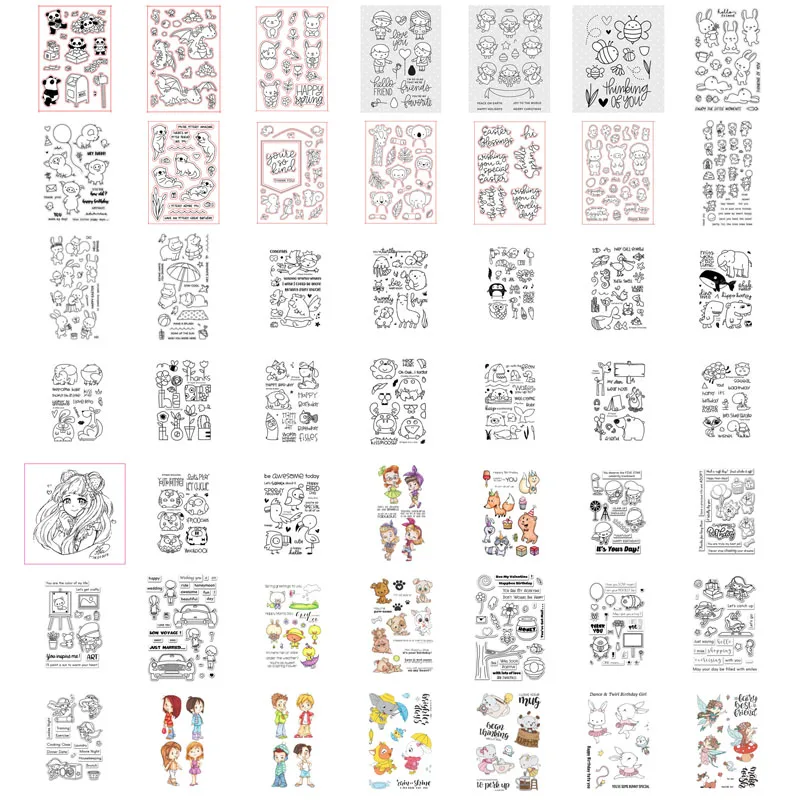 Alle 72 % Rabatt auf Clear Stamps 2021 für Scrapbooking-Bastelkarten 4 Image