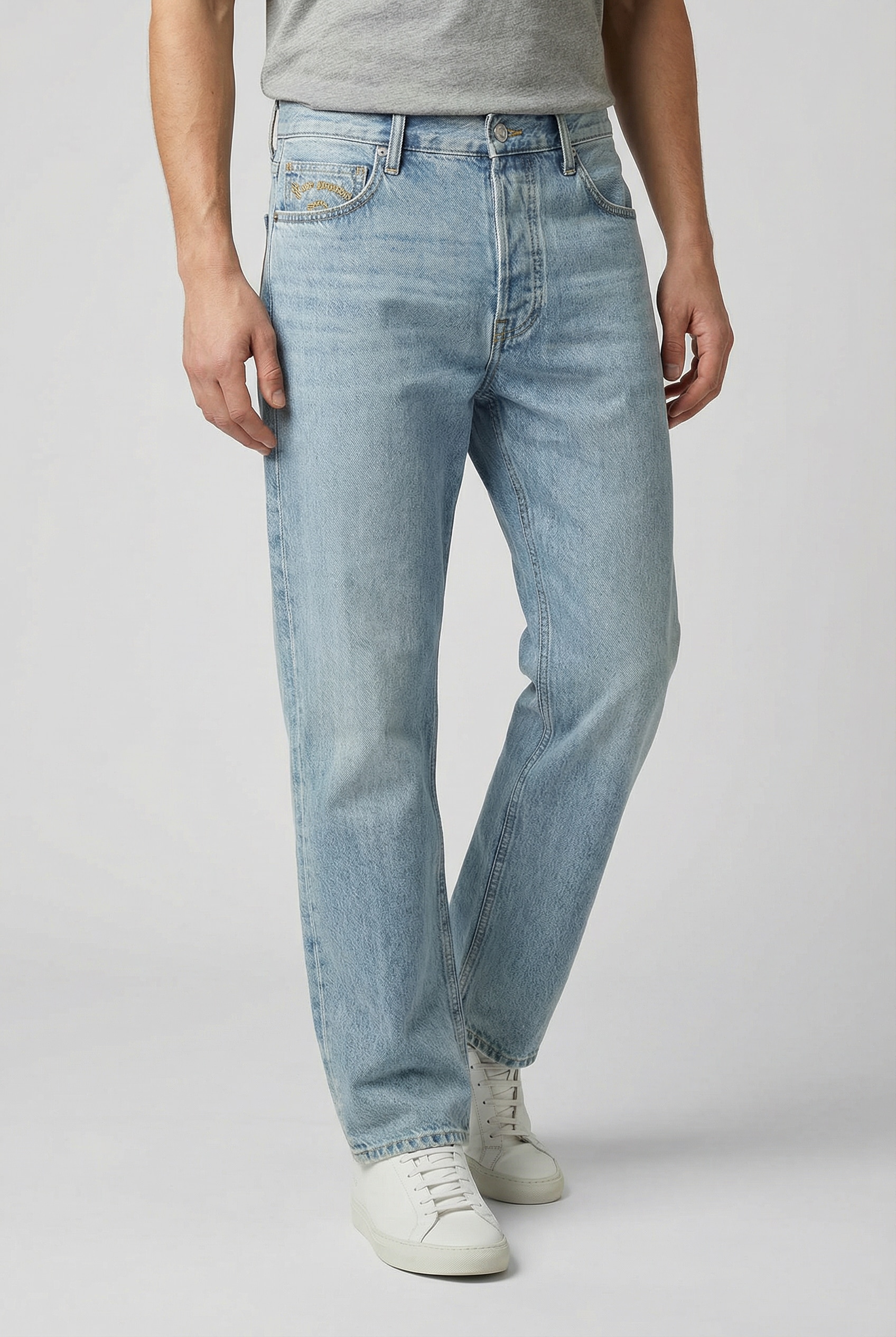 Relax-fit-Jeans PEPE JEANS "BEXLEY", Damen, Gr. 33, Länge 32, light blau, Denim/Jeans, Obermaterial: 100% Baumwolle, relaxed fit lang, Jeans, Regular Waist