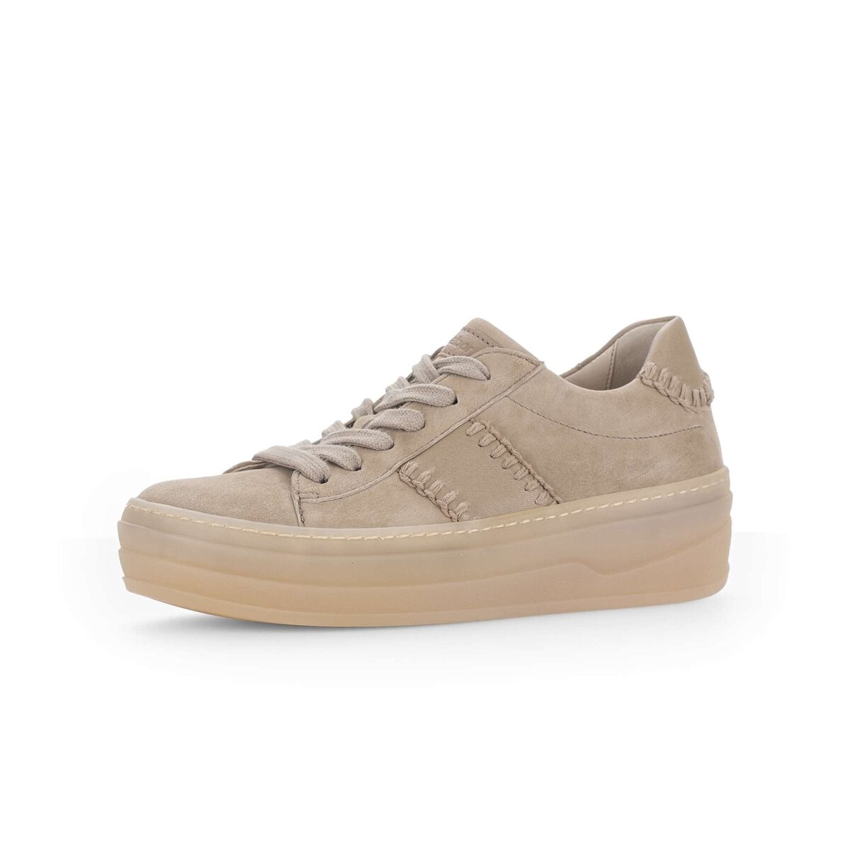 Sneaker GABOR "Sneaker low", Damen, Gr. 35, beige, Schuhe Sneaker