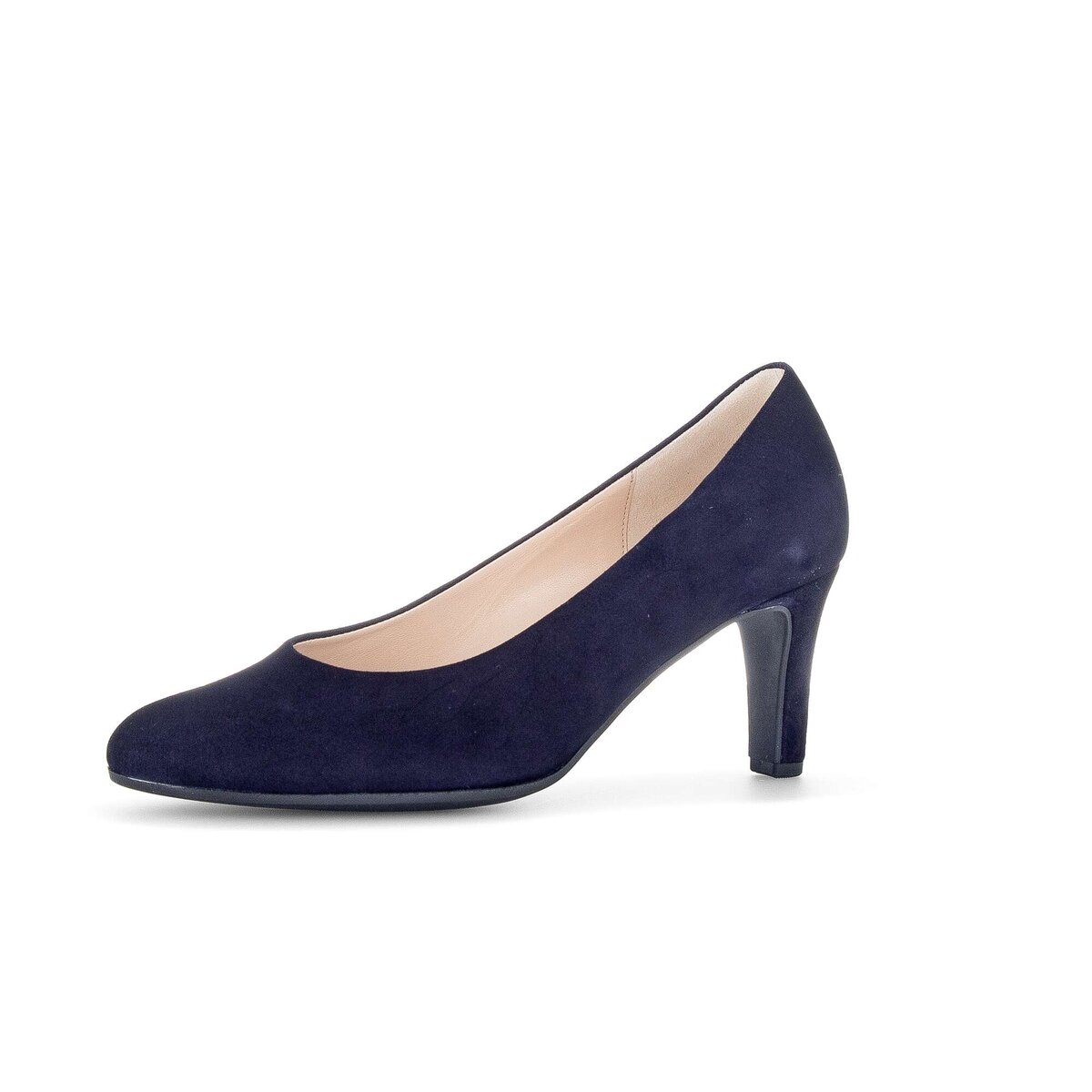 Pumps GABOR "Eleganter Pumps Rauleder", Damen, Gr. 42,5, blau, Schuhe Pumps