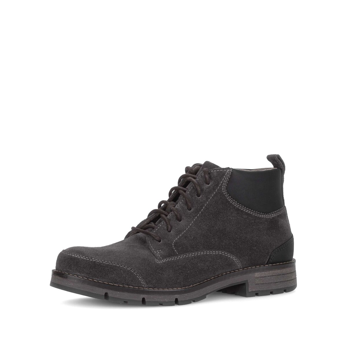 Stiefel GABOR "Gabor Boot Rauleder", Herren, Gr. 45, grau, Schuhe Stiefel