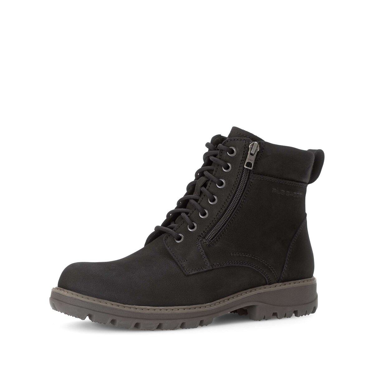 Stiefel GABOR "Gabor Boot Rauleder", Herren, Gr. 46,5, schwarz, Schuhe Stiefel