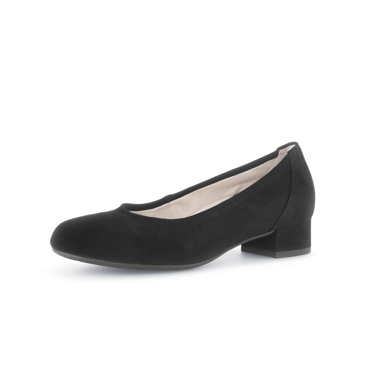 Pumps GABOR "Eleganter Pumps Rauleder", Damen, Gr. 38, schwarz, Schuhe Pumps
