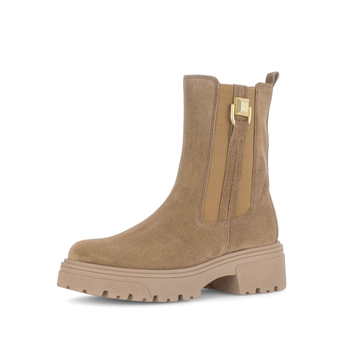 Chelseaboots GABOR "Chelsea Boot", Damen, Gr. 37,5, braun, Schuhe Chelseaboots