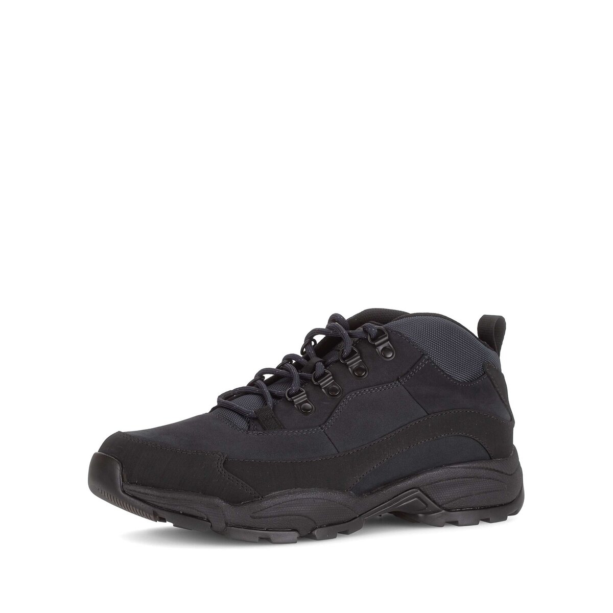 Sneaker GABOR "Gabor Sneaker low Rauleder", Herren, Gr. 46,5, blau, Schuhe Sneaker