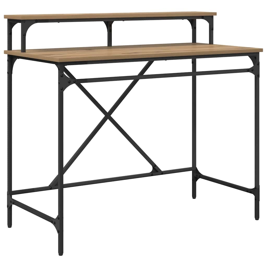 vidaXL Schreibtisch Artisan-Eiche 100 x 50 x 90 cm Holzwerkstoff Image