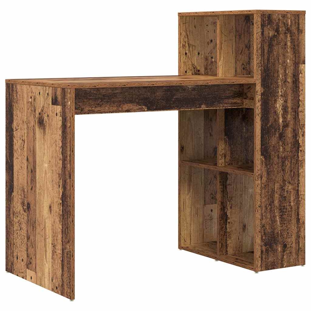 vidaXL Schreibtisch Altholz 108 x 55 x 103.5 cm Holzwerkstoff Image