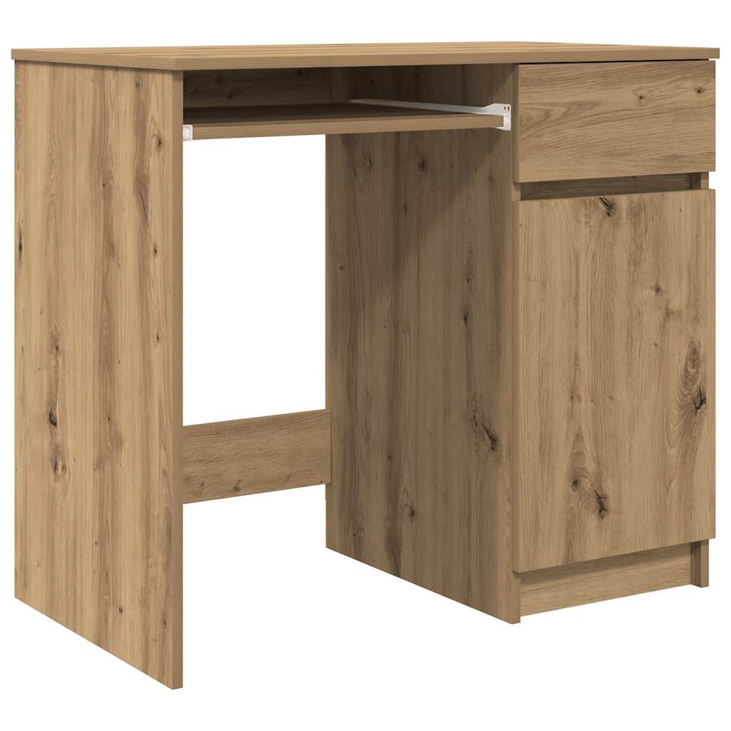 vidaXL Schreibtisch Artisan-Eiche 86x49x76 cm Holzwerkstoff Image