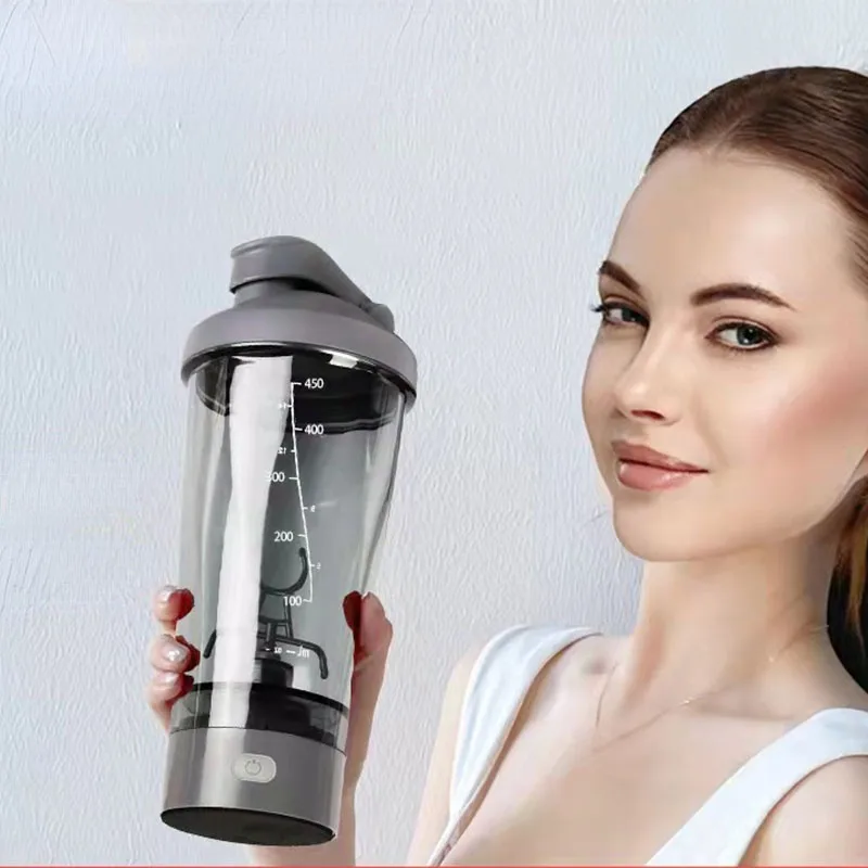 USB Aufladbare Elektrische Tasse Tragbare Protein Pulver Shaker Flasche Mixer Shaker Flasche Protein Shaker Protein Shaker Image
