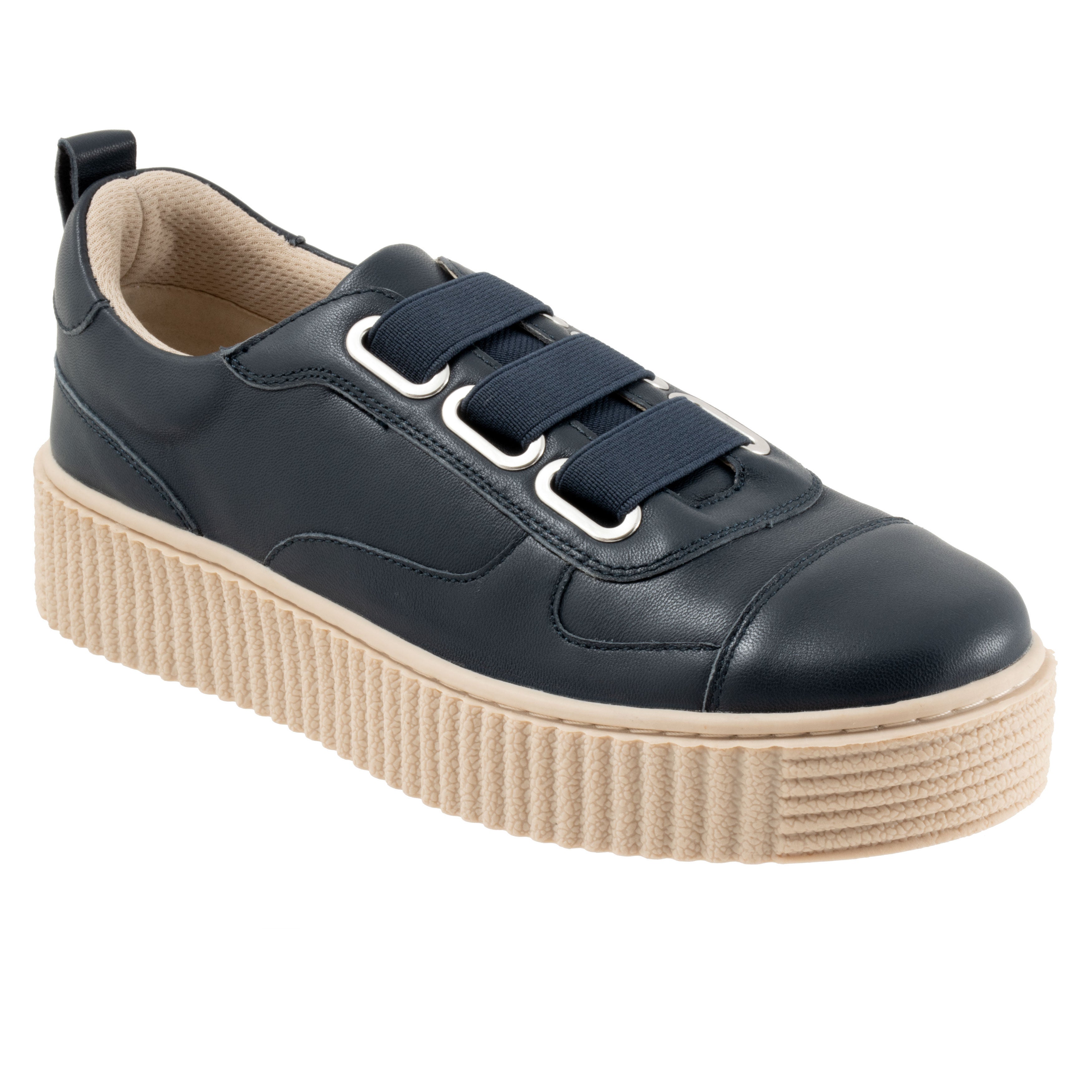Women's Bliss Sneaker by Trotters in Navy (Size 12 M)