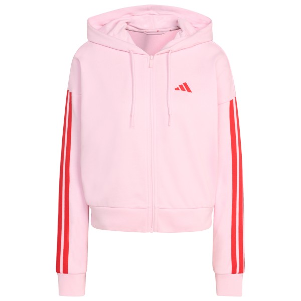 adidas - Women's 3-Stripes French Terry Full Zip Hoodie - Sweat- & Trainingsjacke Gr XS rosa
