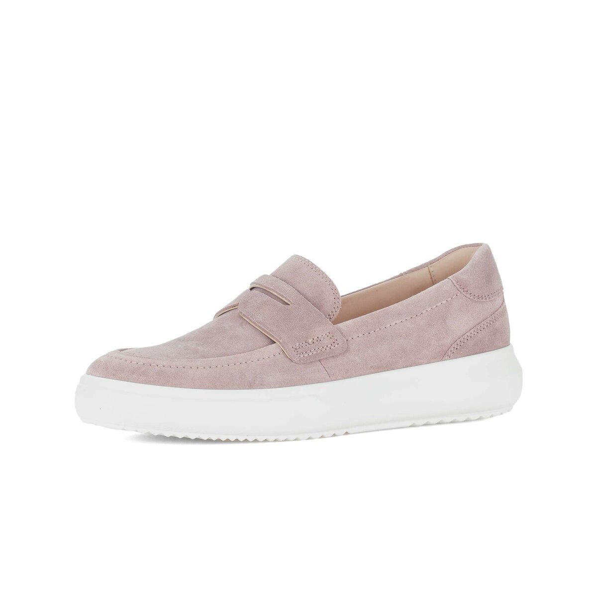Sneaker GABOR "Sneaker low Rauleder", Damen, Gr. 35,5, rosa, Schuhe Sneaker