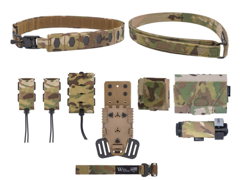 Wilder Tactical HITMAN GEAR Elite Kit V-Buckle MHP Adapter Multicam Large 36-40 HMGEKMC01LG