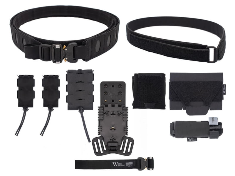 Wilder Tactical HITMAN GEAR Elite Kit Cobra FM QLS Receiver Black X-Large 40-44 HMGEKBK04XL