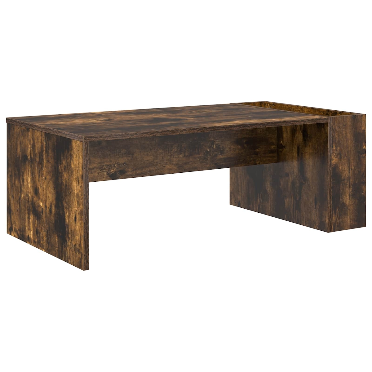 vidaXL Couchtisch Geräucherte Eiche 95 x 50 x 34 cm Holzwerkstoff Image