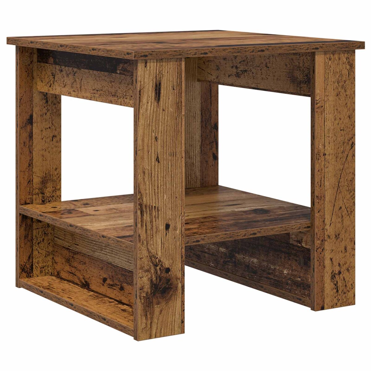 vidaXL Couchtisch Altholz 51 x 50 x 50 cm Holzwerkstoff Image