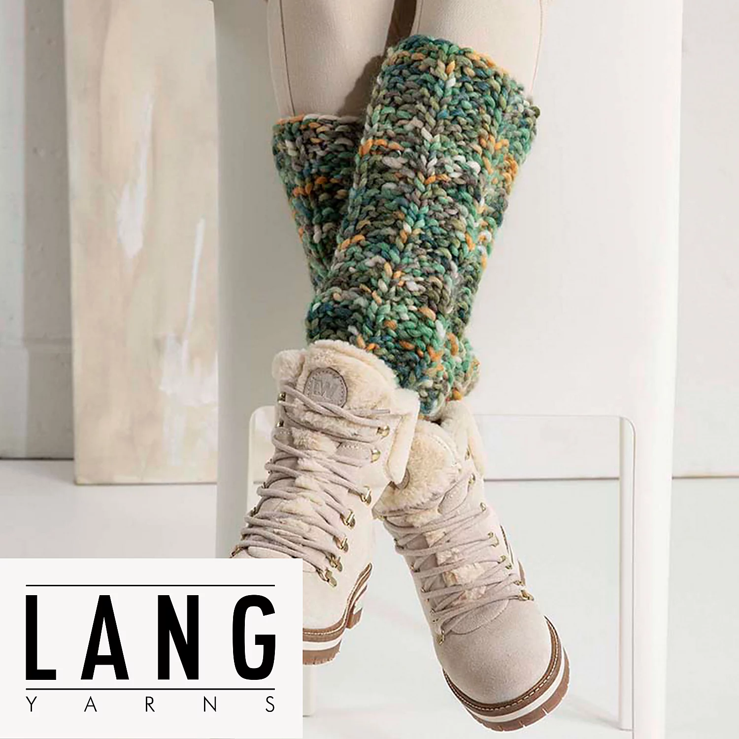 Strickanleitung – Beinstulpen aus Lang Yarns Bold Color Image