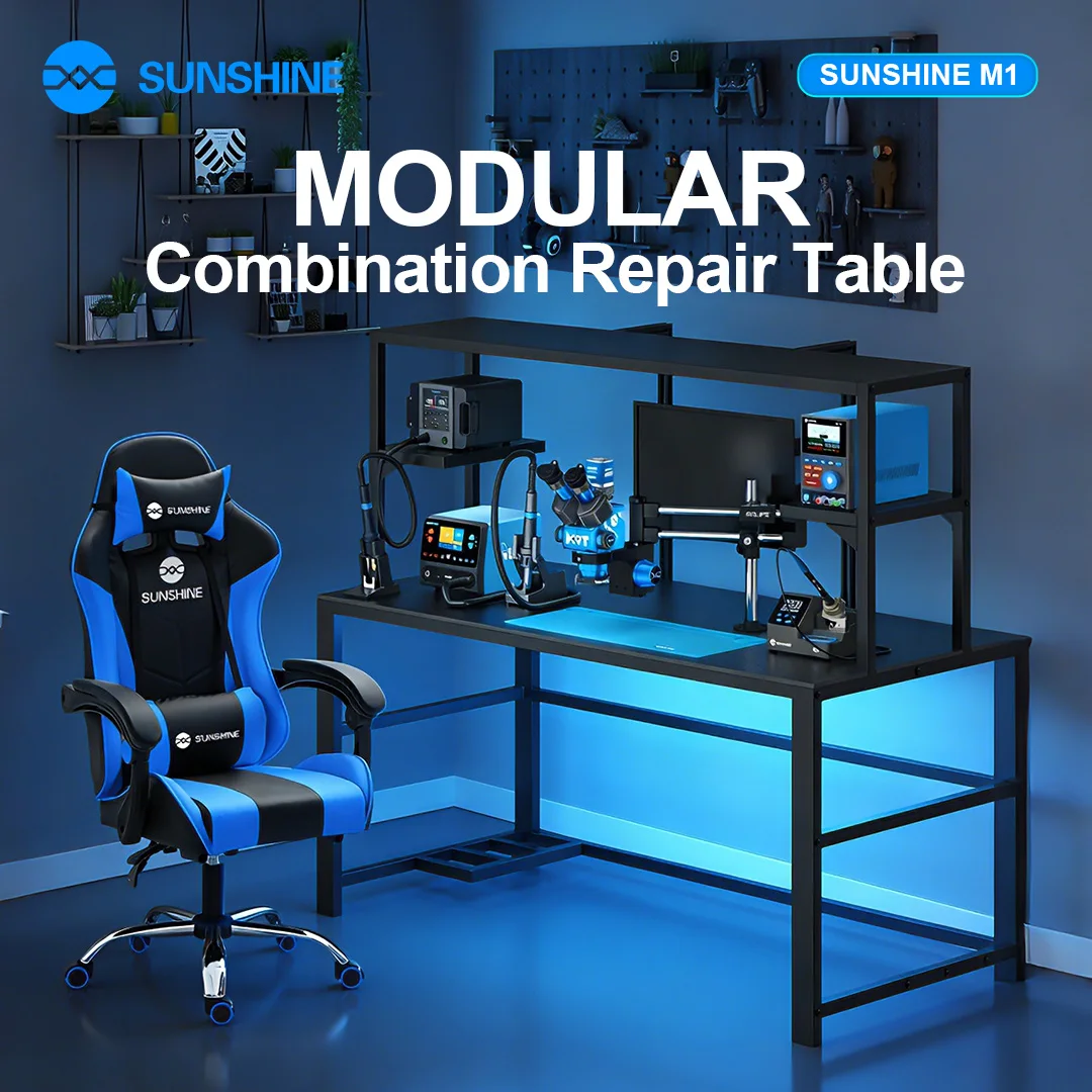 SUNSHINE M1 Black Diamond Kombinations-Reparaturtisch, obere und untere geteilte Struktur, feuchter Kombinations-Reparaturtisch Image