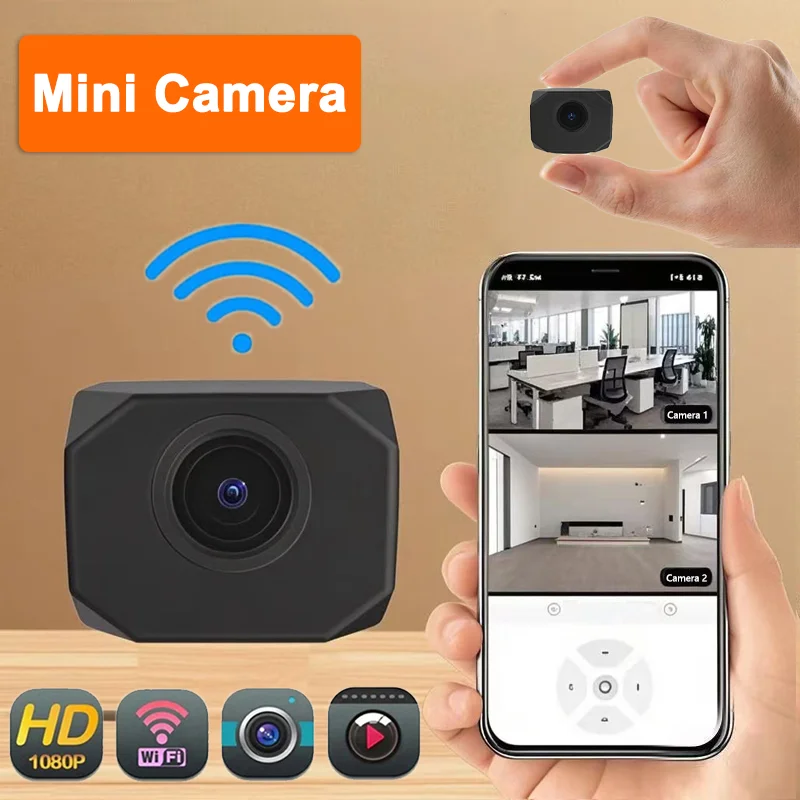 1080P HD Mini Kamera WiFi IP/AP Fernüberwachung Leichter tragbarer Camcorder Smart Home Überwachung Sicherheitskamera 2025 Image