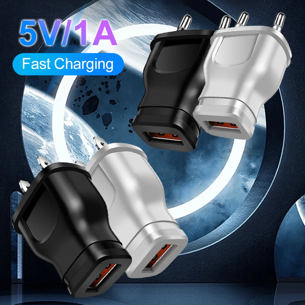 USB-Ladeanschluss Netzteil Ladegerät 5W 1A Wandladegeräte Kleiner Stromadapter für iPhone Samsung Huawei Xiaomi Redmi Mobilgeräte Image