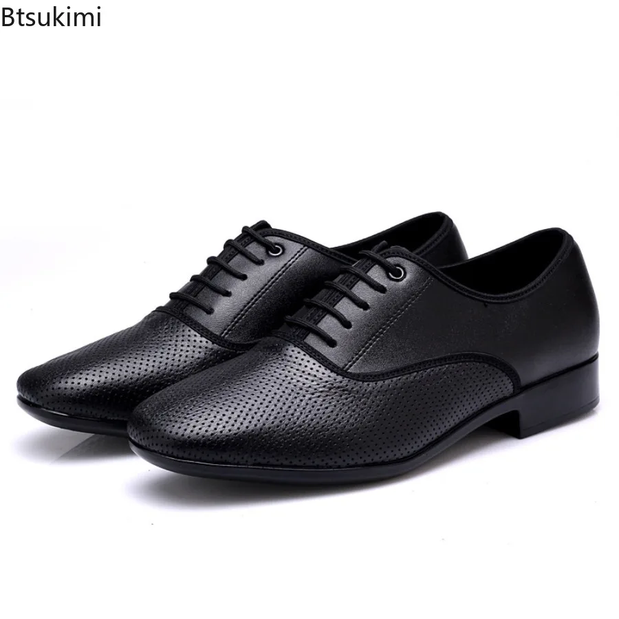 Neue Leder Männer Moderne Tanz Schuhe Sport Platz Schuhe für Männer Erwachsene Weiche Dance Latin Schuhe Moderne Walzer Männlichen Turnschuhe Erhöhen