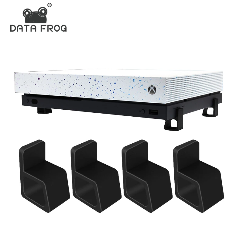 Data Frog 4-teiliger horizontaler Kühlständer mit rutschfester Basis für Xbox One X S Controller, Wärmeableitungshalterung Image