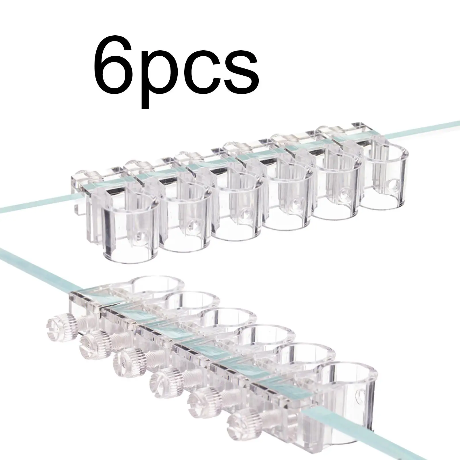 6Pcs Aquarium Anlage Halter Unterstützung Tasse Mini Aquarium Pflanzer Topf Aquarium Feeder für Aquascape Kindergarten Aquarium Zubehör