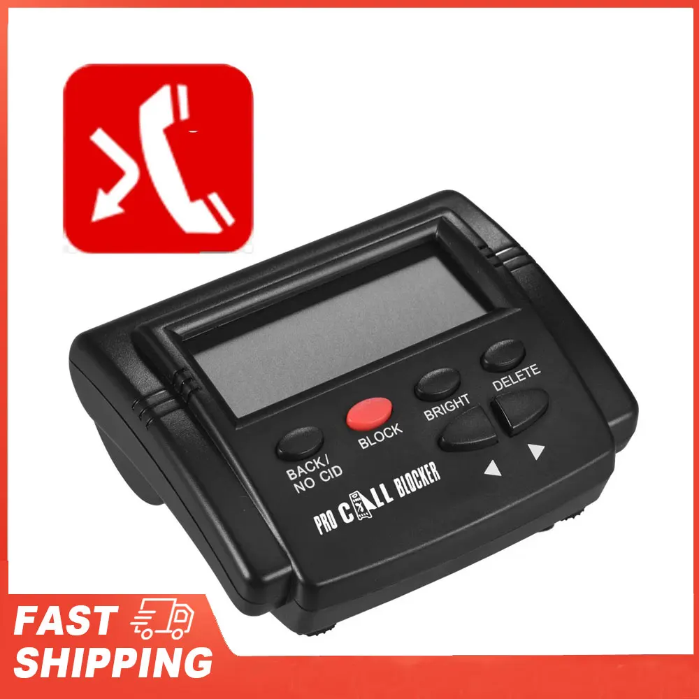 1500-Anrufer-ID-Box, One-Touch-Nummernblock, unerwünschte Anrufe, Anrufblocker, stoppt die Verbindung, Anrufe, Geräte für Telefone, Festnetztelefon Image
