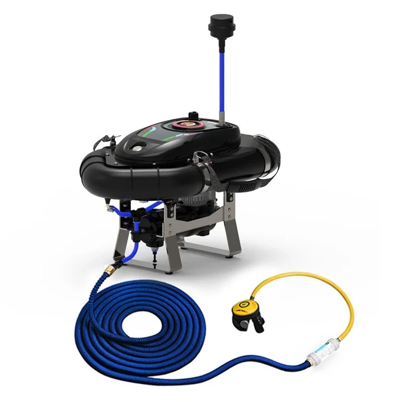 Wasserstation, Unterwassertauchen, Atemgerät, Tieftauchgerät, Tank für Sauerstofffangen, Angeln, Schnorcheln, Fischkiefer Image