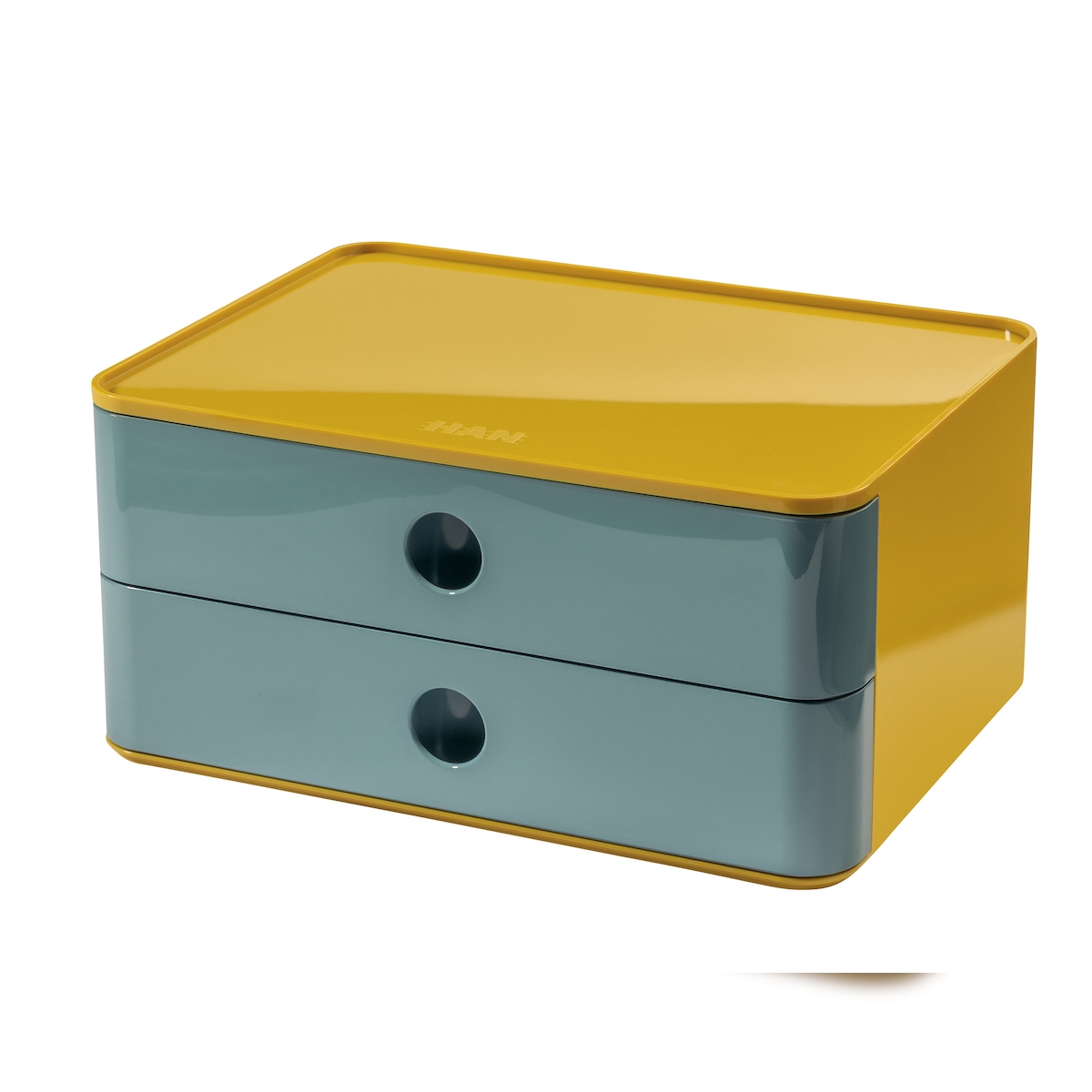 HAN SMART-BOX ALLISON, Schubladenbox stapelbar mit 2 Schubladen, blau Image