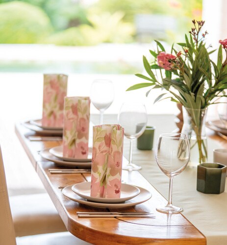 Airlaid Serviette Madera, 40 x 40 cm, 50 Stück - Mank Image