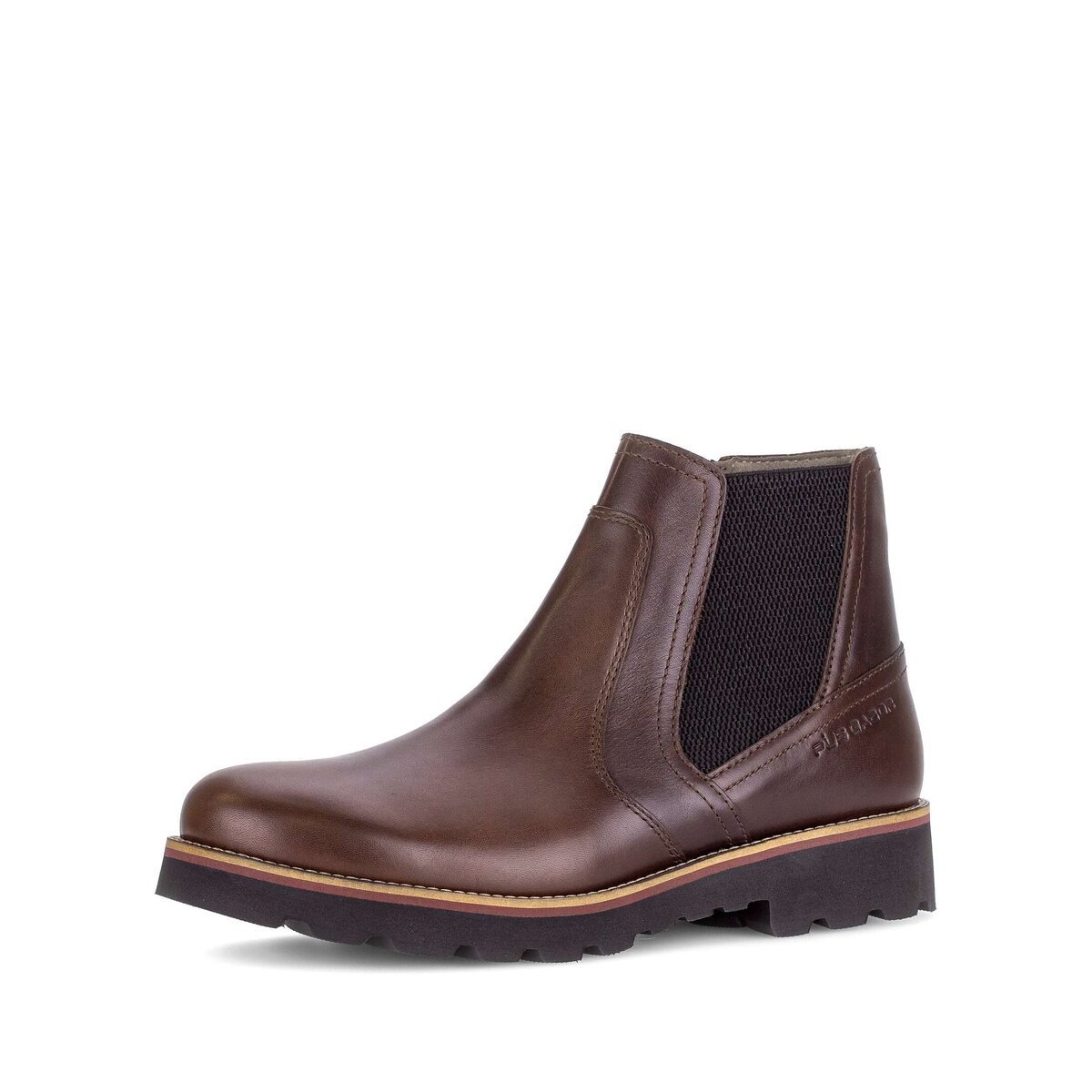Chelseaboots GABOR "Chelsea Boot", Herren, Gr. 42, braun, Schuhe Chelseaboots