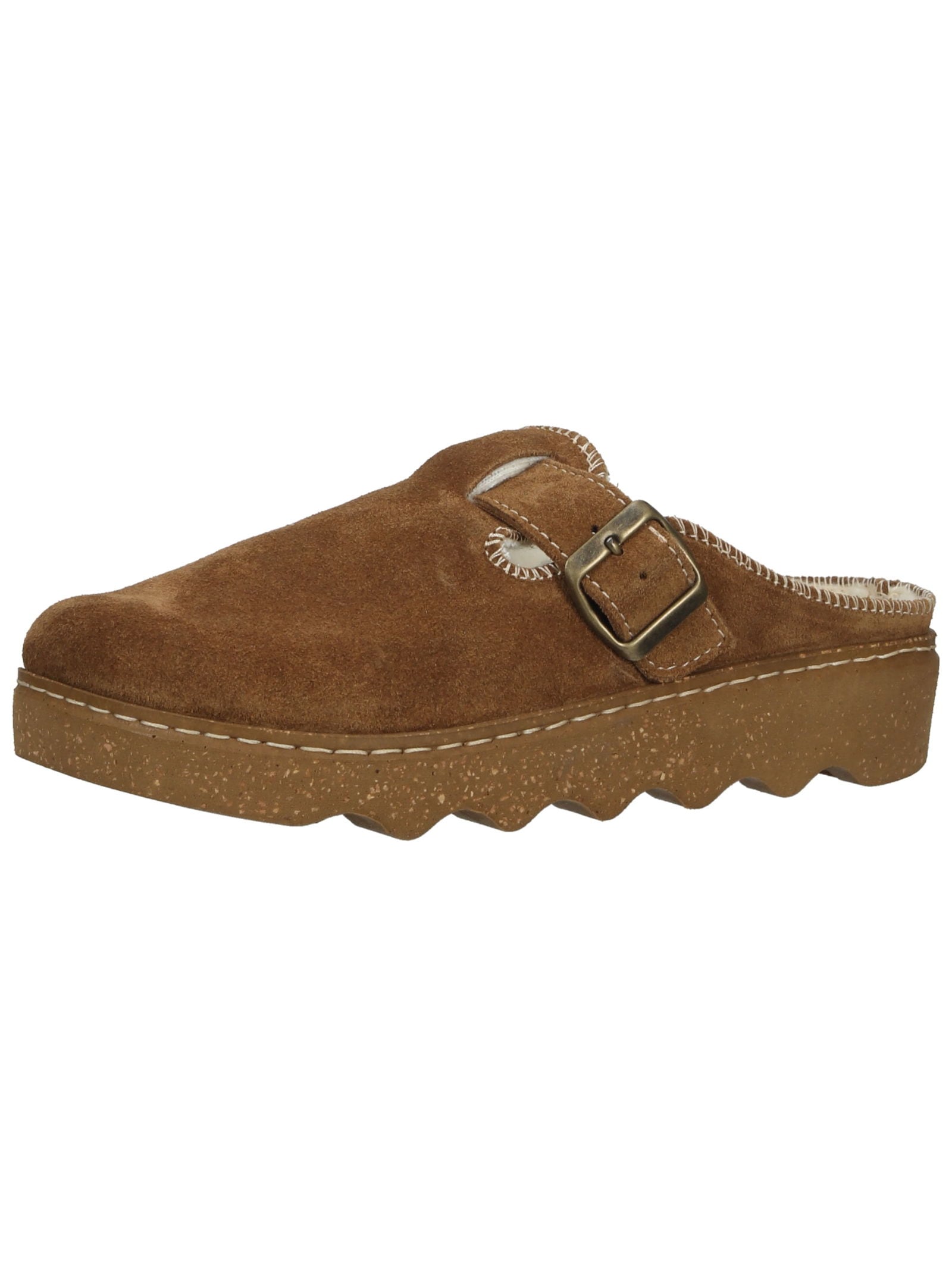 Hausschuh ROHDE "Rohde Hausschuhe Leder", Damen, Gr. 37, cuoio, Leder, Schuhe Hausschuh