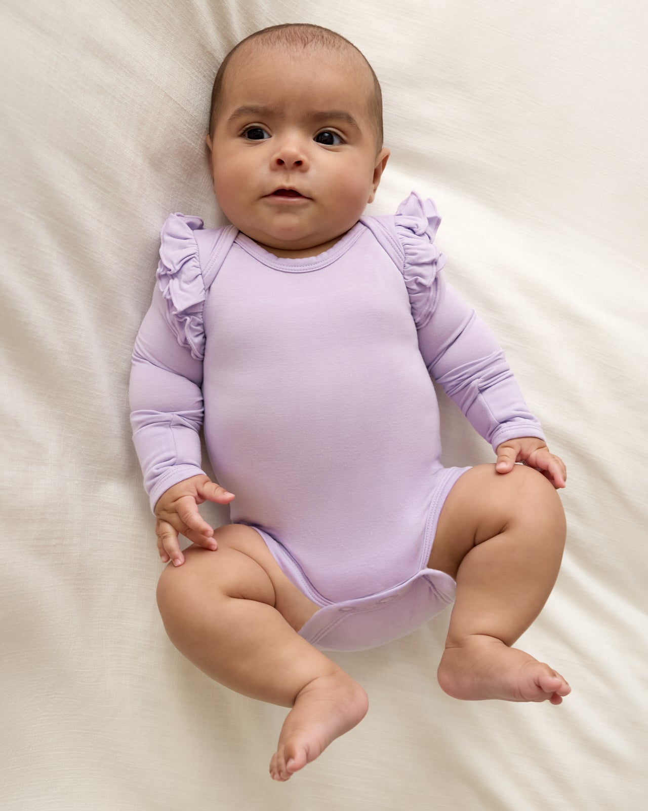 Misty Lavender Flutter Bodysuit - Preemie
