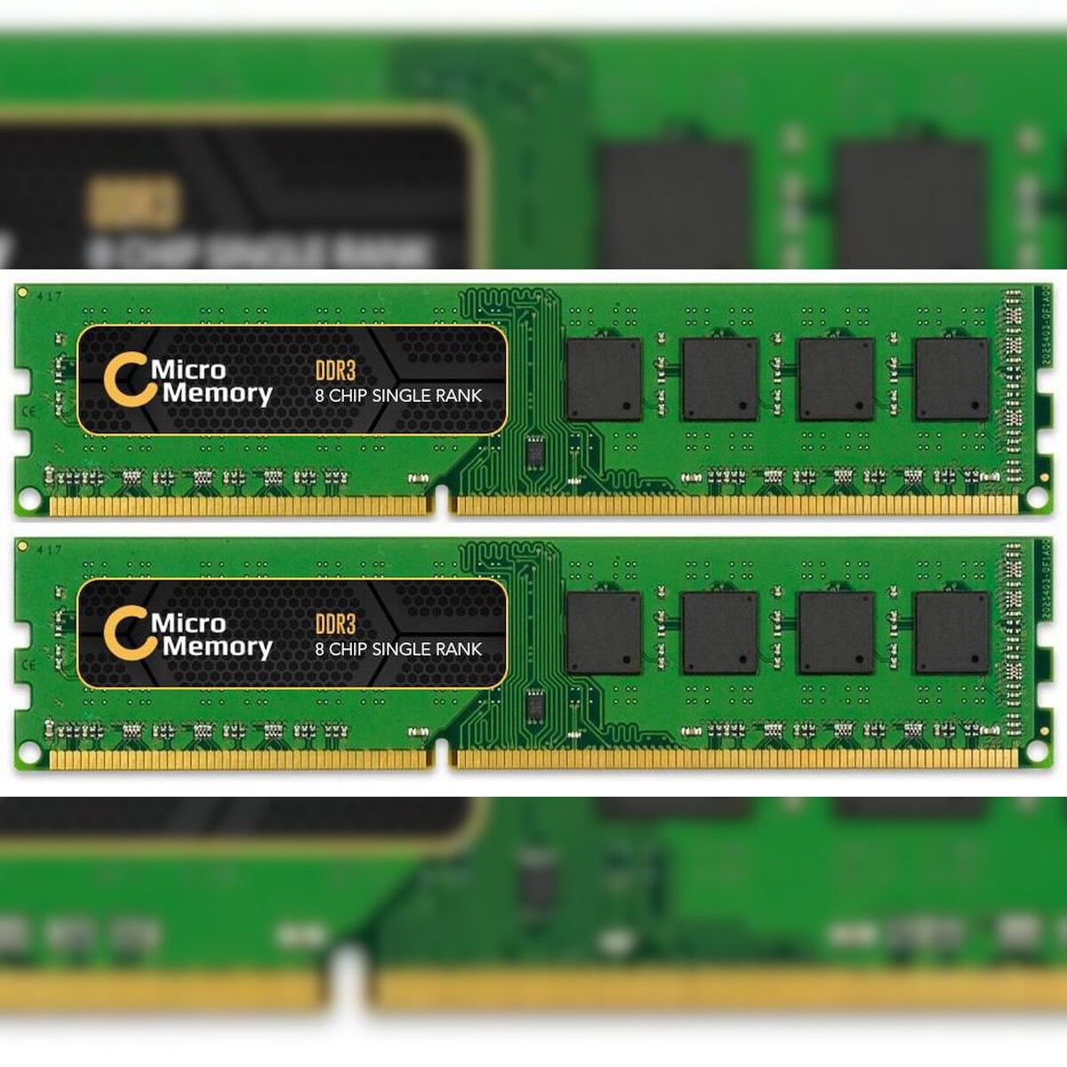 CoreParts MMKN073-16GB, 16 GB, 2 x 8 GB, DDR3, 1600 MHz, Grün Image