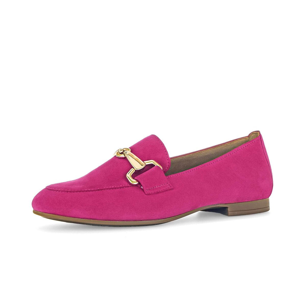 Slipper GABOR "Slipper Rauleder", Damen, Gr. 37,5, pink, Schuhe Slipper