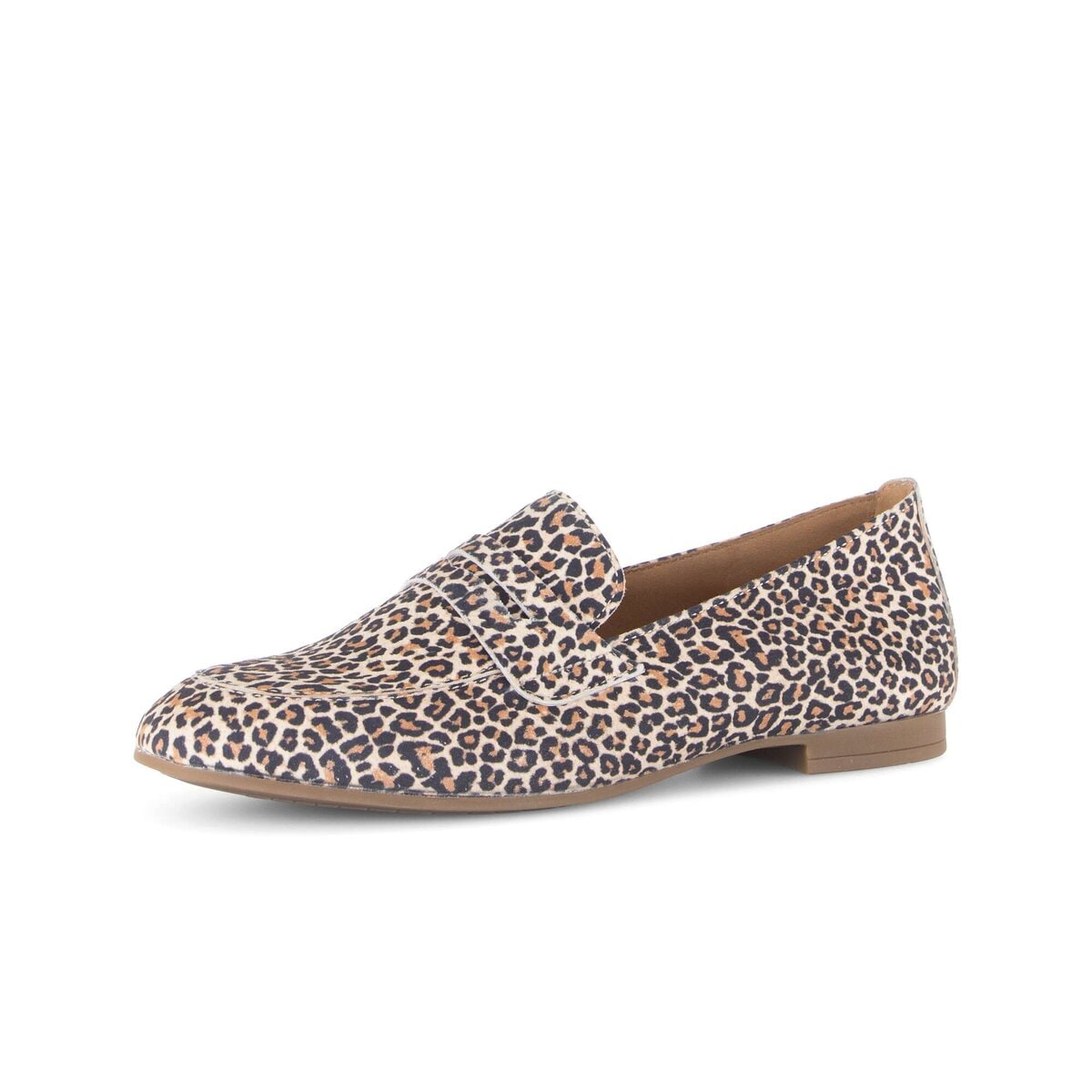 Slipper GABOR "Slipper Effektleder", Damen, Gr. 39, beige, Schuhe Slipper