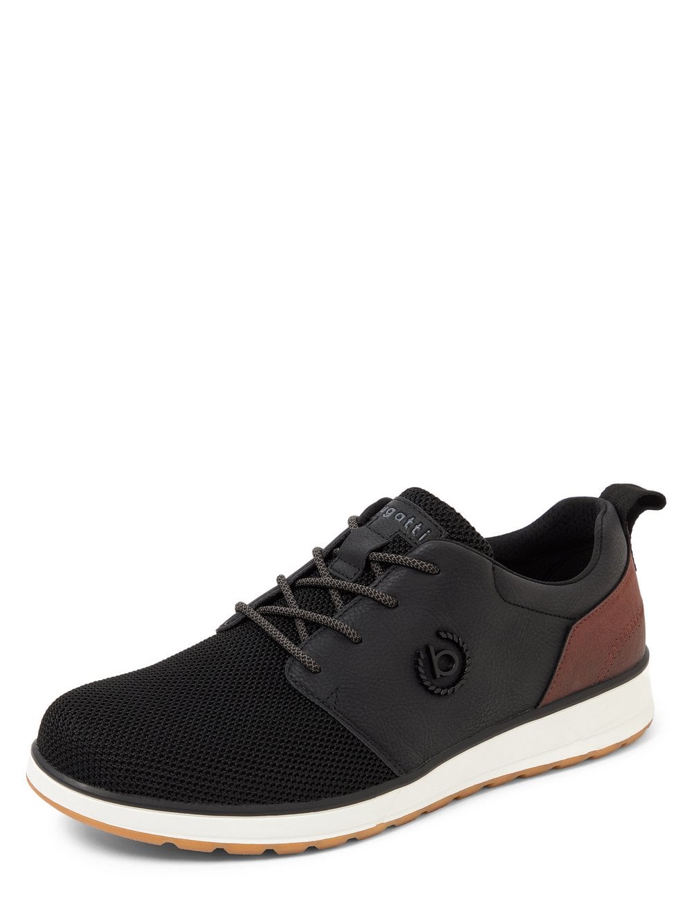 Bugatti Schnürschuhe mit Leder-Anteil Herren schwarz, 41 Image